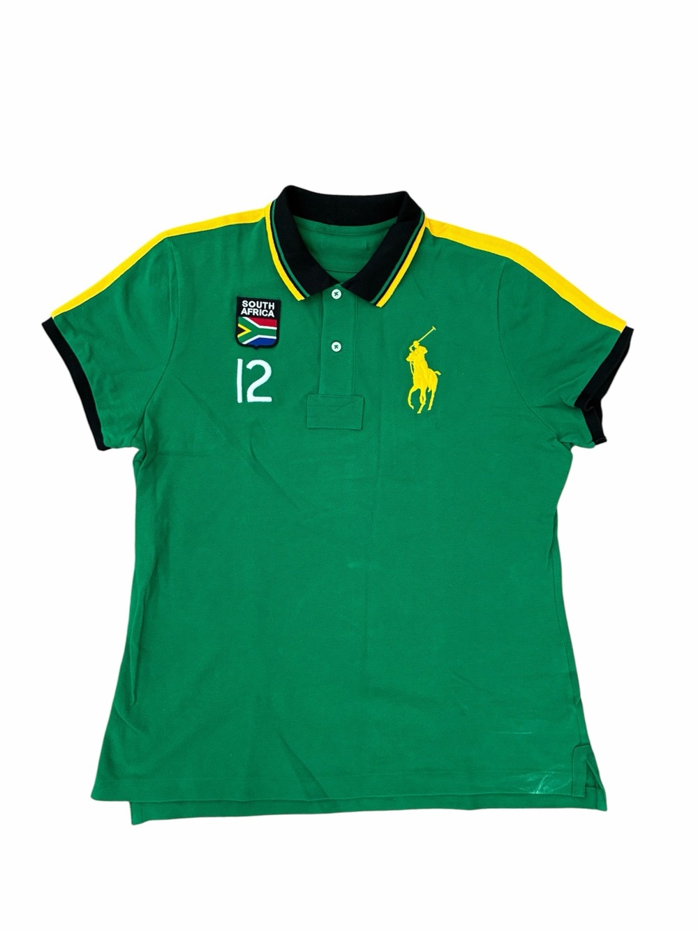 Ralph Lauren South Africa 12 Green Polo Shirt Mens See Measurements